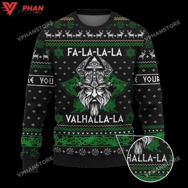 Fa-la-la-la-la Valhalla Viking Ugly Christmas Sweater