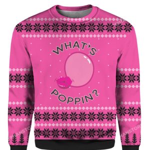 Whats Poppin Christmas Sweater 1