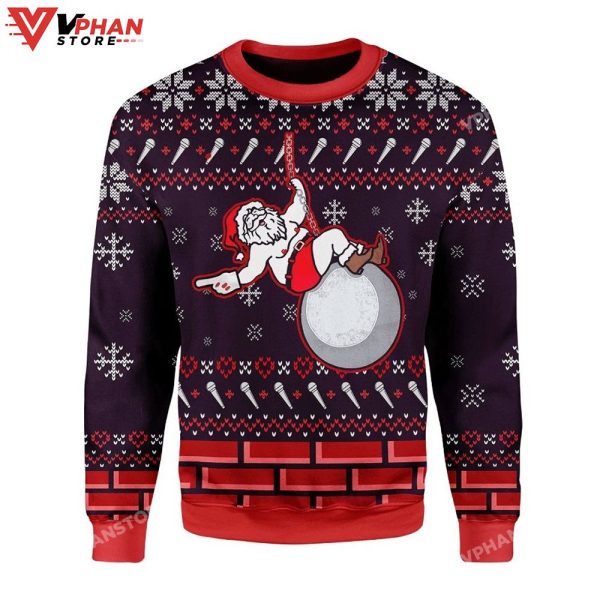 Wrecking Ball Miley Cyrus Sweater, Ugly Christmas Sweater