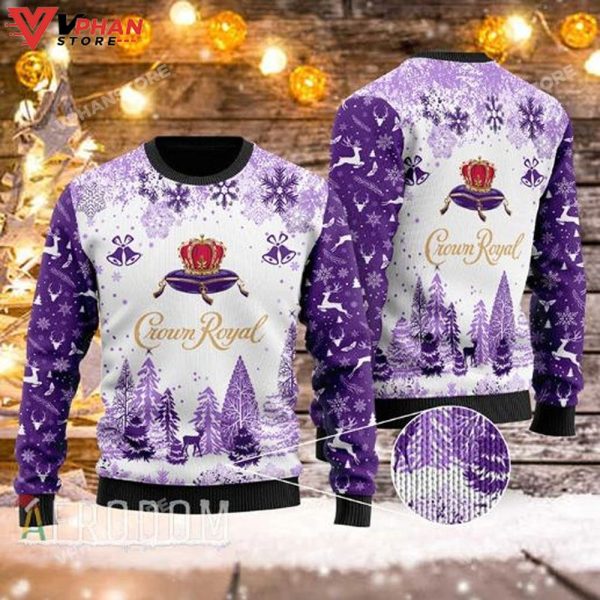 Xmas Crown Royal Ugly Christmas Sweater