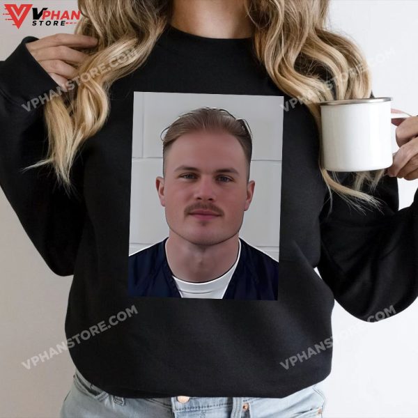 Zach Bryan Mugshot Shirt Gifts For Country Music Lovers