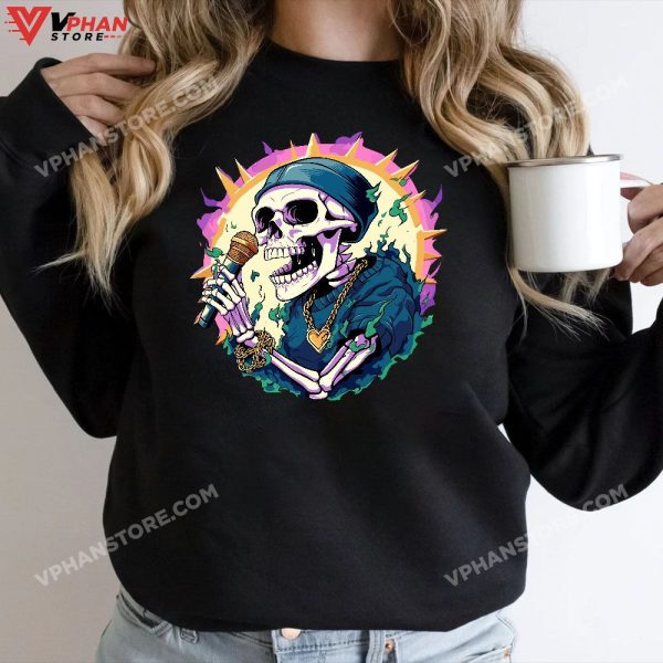 Rap Skull Skeleton Halloween Horror Scary, Skeleton Halloween Outfit