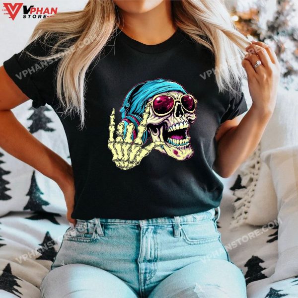 Rock And Roll Skull Skeleton Halloween Horror, Skeleton Halloween Outfit