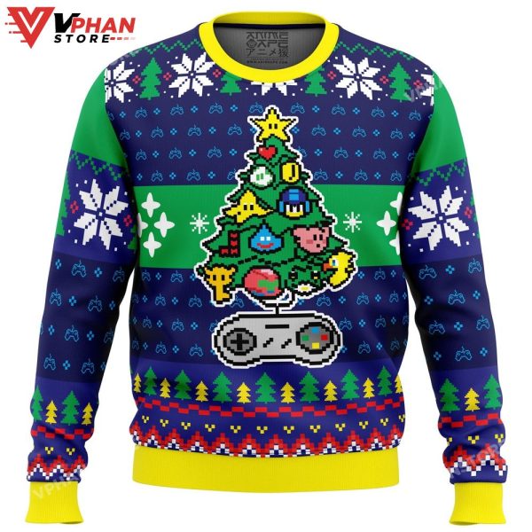 A Classic Gamer Christmas 3D Sweatshirt Ugly Sweater