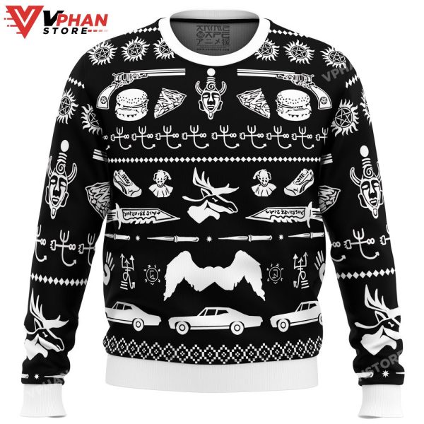 A Very Supernatural Christmas Supernatural Ugly Sweater