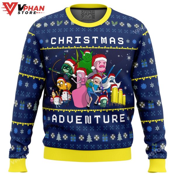 Adventure Time Christmas Quest Ugly Sweater