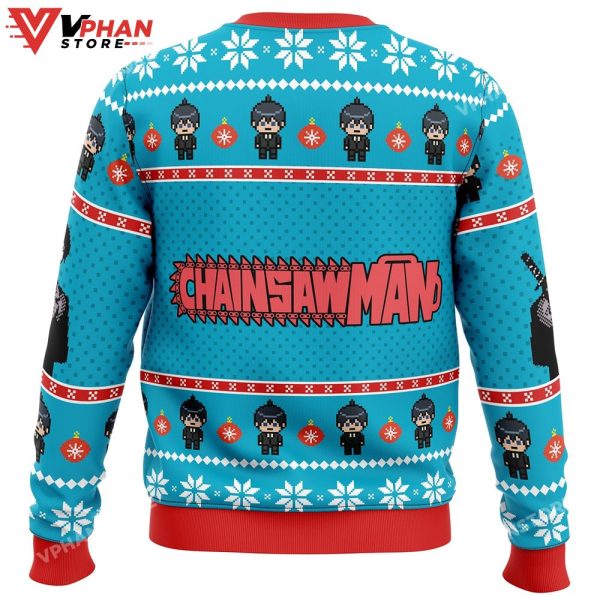 Aki Chainsaw Man 3D Sweatshirt Ugly Christmas Sweater