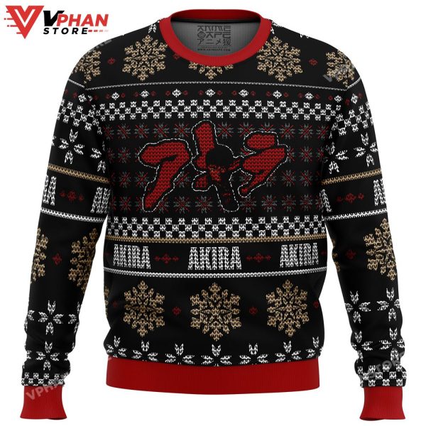 Akira Kanji Name 3D Sweatshirt Ugly Christmas Sweater