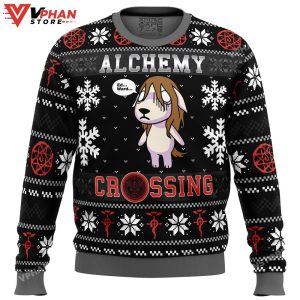 Alchemy Crossing Fullmetal Alchemist Ugly Christmas Sweater 1