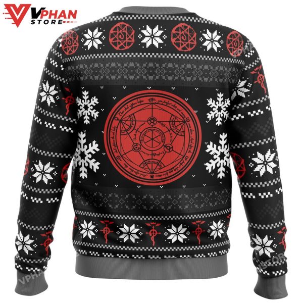 Alchemy Crossing Fullmetal Alchemist Ugly Christmas Sweater