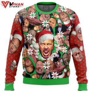 Alex Jones Ugly Christmas Sweater 1