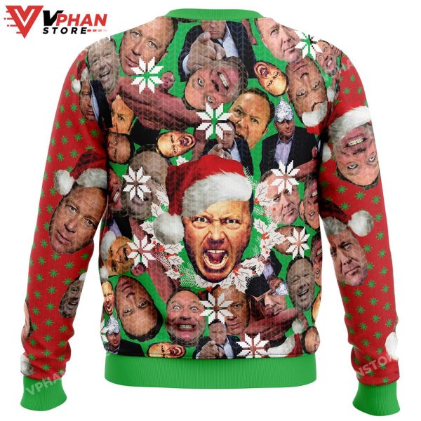 Alex Jones Ugly Christmas Sweater