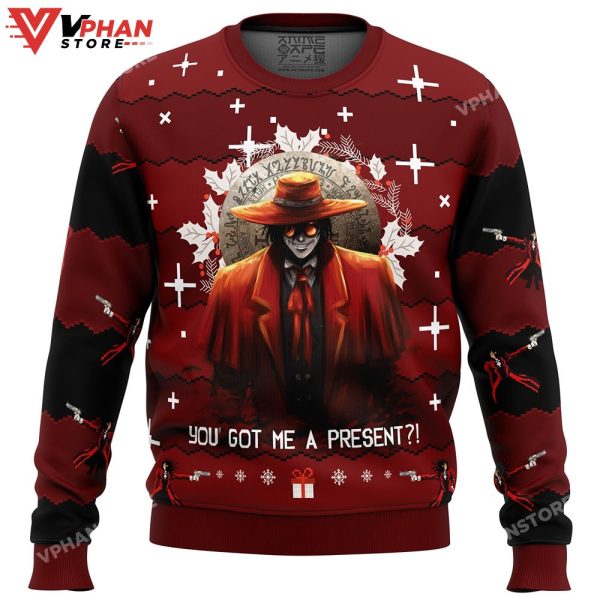 Alucard Hellsing 3D Sweatshirt Ugly Christmas Sweater