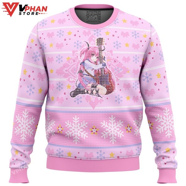 Angel Beats Yui Loves Guitar Ugly Christmas Sweater