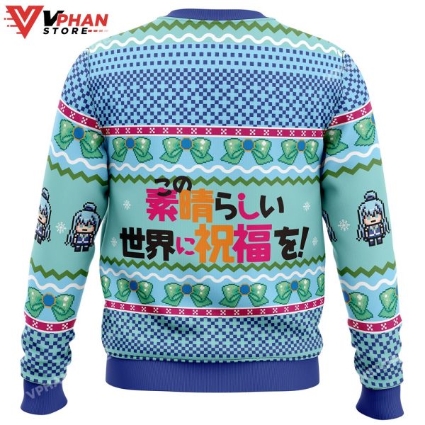 Aqua KonoSuba Christmas Sweater