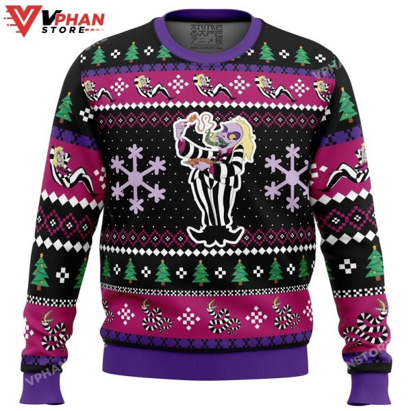 Beetleguise Beetlejuice Ugly Christmas Sweater