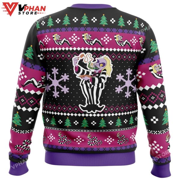 Beetleguise Beetlejuice Ugly Christmas Sweater