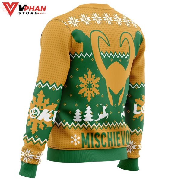 Believe Loki Marvel Ugly Christmas Sweater