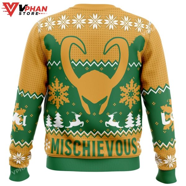 Believe Loki Marvel Ugly Christmas Sweater