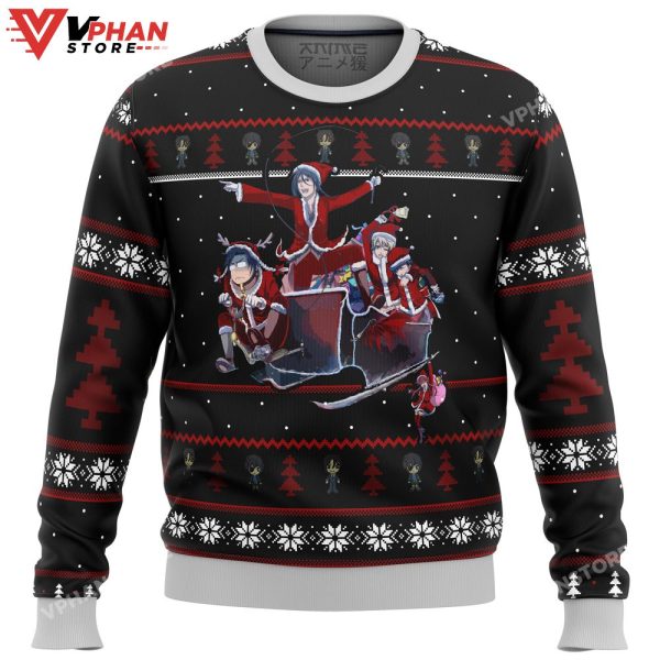 Black Butler Holiday Ugly Christmas Sweater