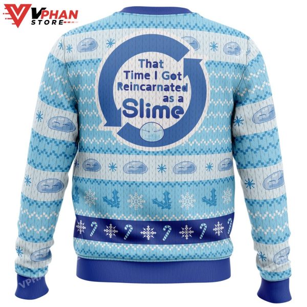 Blue Christmas That Time I Got Reincarnated As A Slime Ugly Sweater