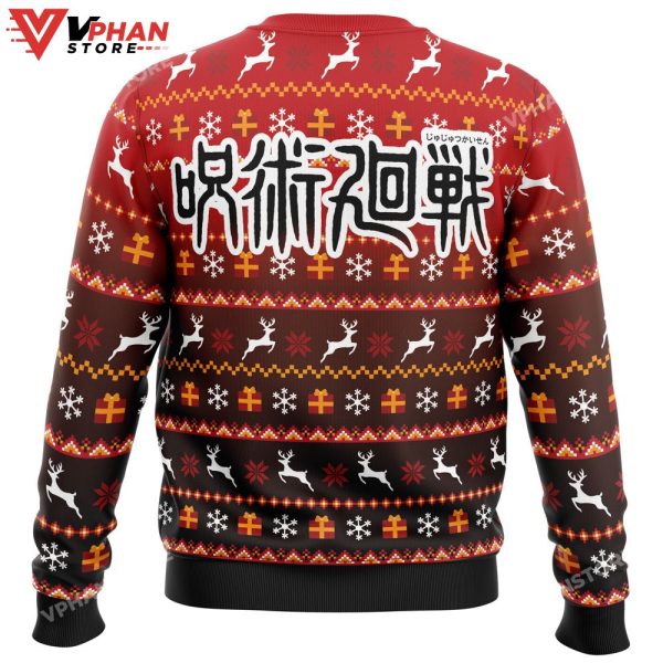 Bottons Symbol Jujutsu Kaisen Ugly Christmas Sweater