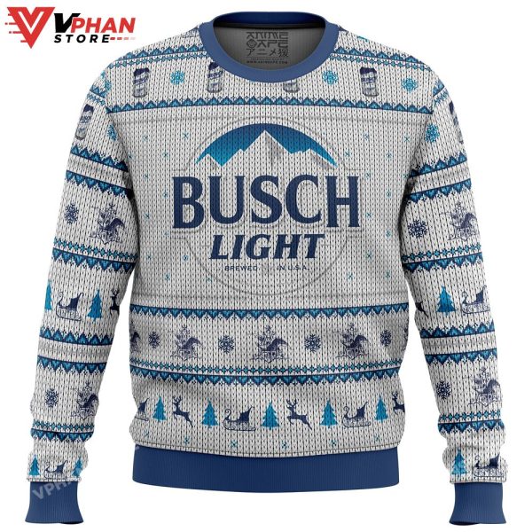 Busch Light Ugly Christmas Sweater