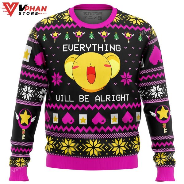 CARDCAPTOR SAKURA HAPPY Ugly Christmas Sweater