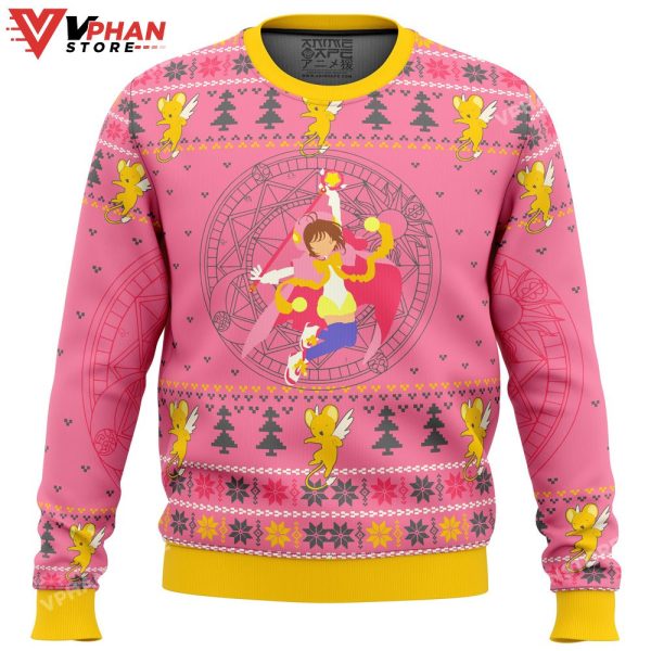 Cardcaptor Sakura Ugly Christmas Sweater