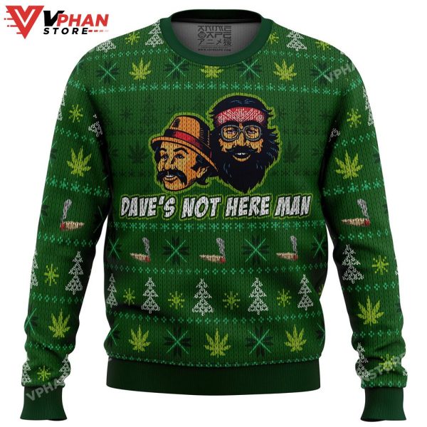 Cheech And Chong Ugly Christmas Sweater