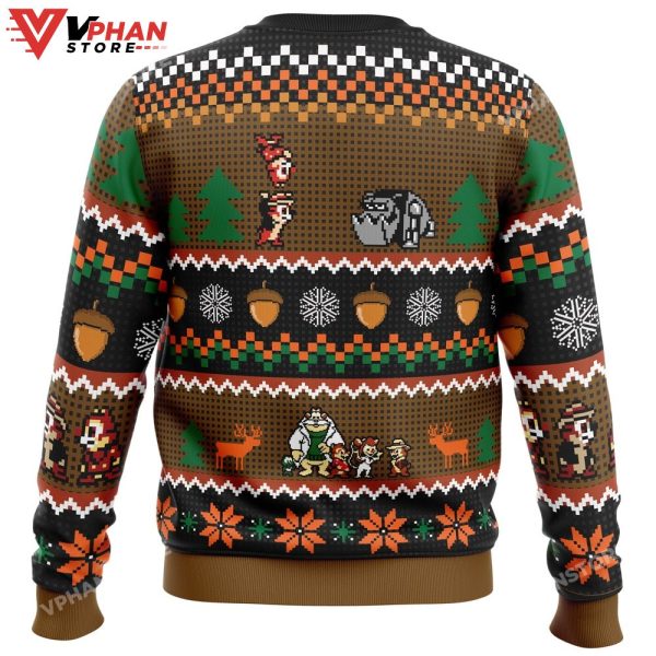 Chip ‘n Dale Christmas Rangers Ugly Sweater