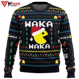 Christmas Arcade Pac Man Ugly Christmas Sweater 1