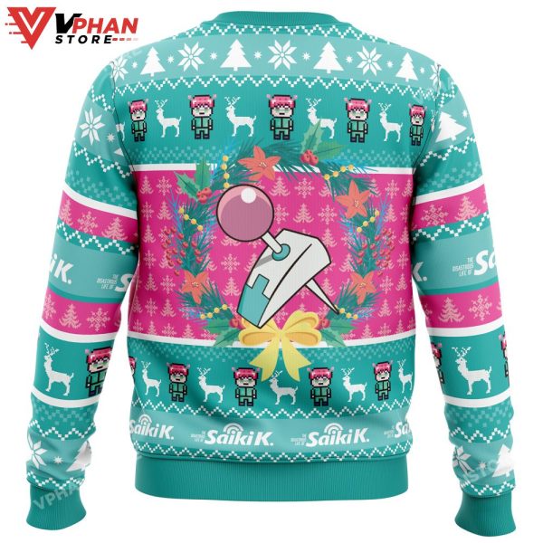 At School Saiki Kusuo No Psi-nan Ugly Christmas Sweater