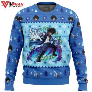 Christmas Dabi My Hero Academia Ugly Christmas Sweater 1