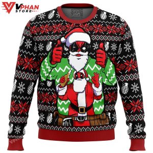 Christmas Deadpool Marvel Ugly Christmas Sweater 1