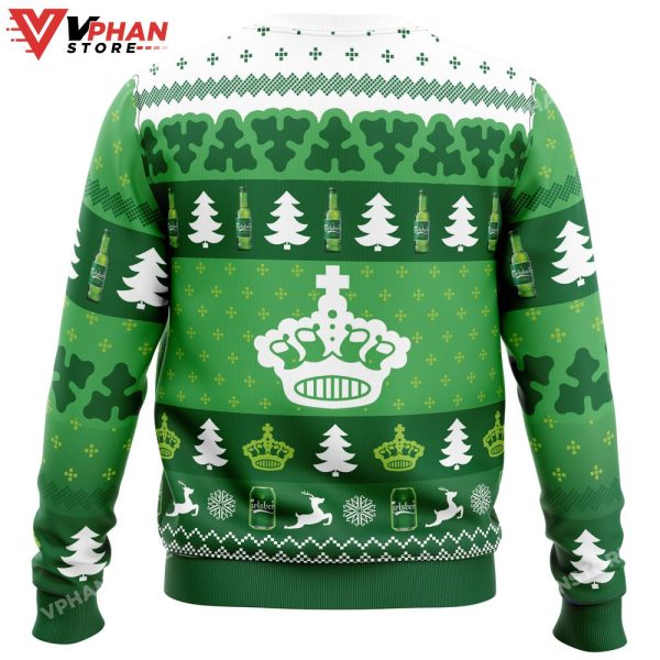 Christmas Drink Carlsberg Beer Ugly Sweater