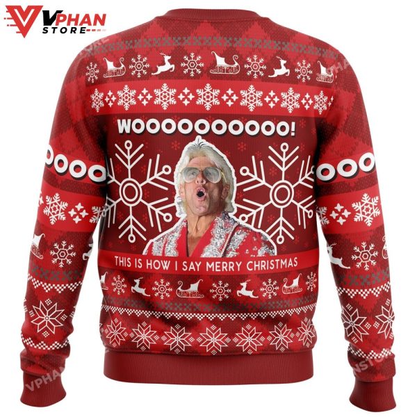 Flair Pro Wrestling Christmas Sweater