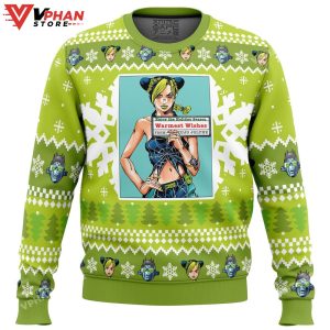 Christmas Jolyne Kujo Jojo's Bizarre Adventure Ugly Sweater