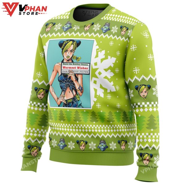 Christmas Jolyne Kujo Jojo’s Bizarre Adventure Ugly Sweater