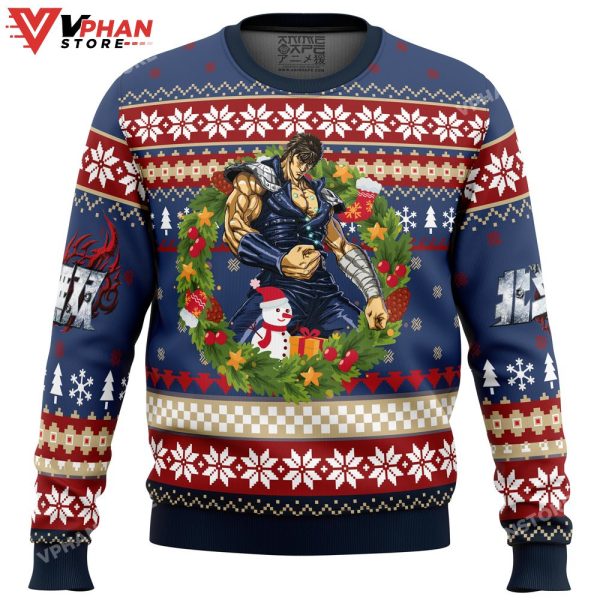 Christmas Kenshiro Fist of The North Star Ugly Sweater