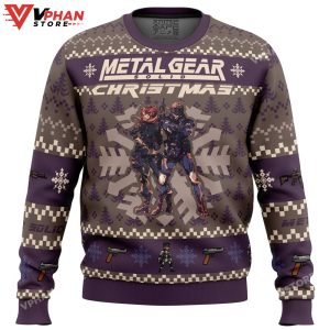 Christmas Metal Gear Solid Ugly Christmas Sweater 1