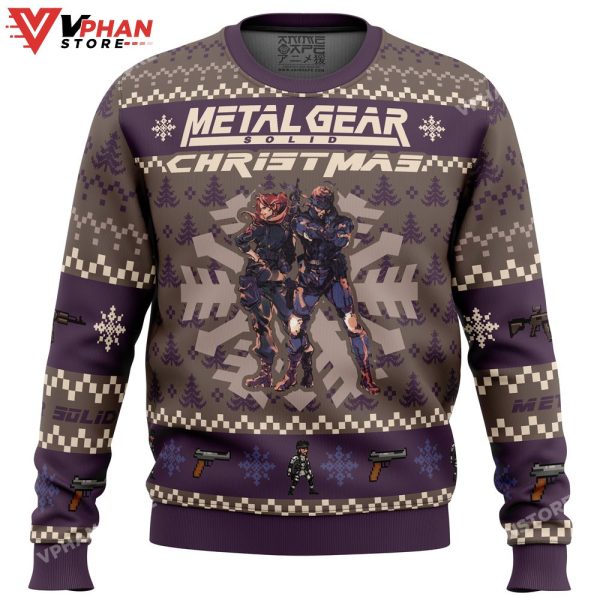 Metal Gear Solid Christmas Ugly Sweater