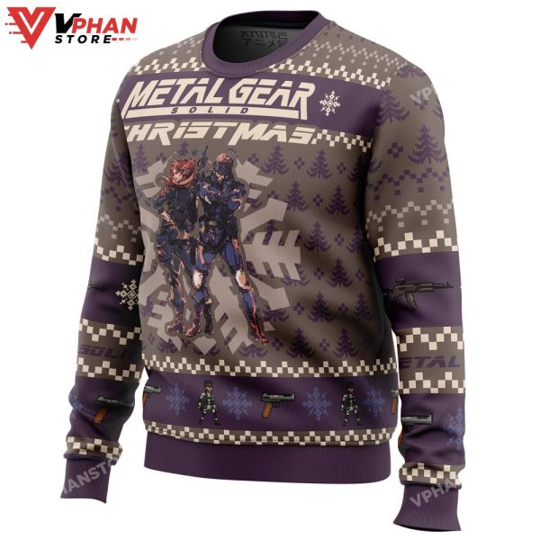 Metal Gear Solid Christmas Ugly Sweater