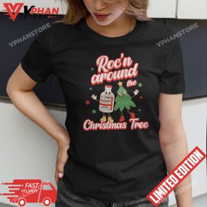 Christmas Nurse Rocn Around The Christmas Tree NICU LD T Shirt 1