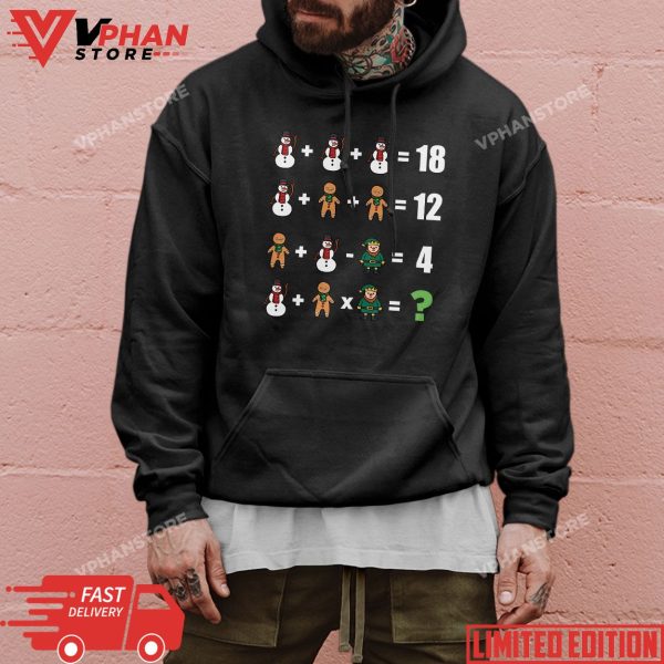 Order Of Operations Math Christmas Teacher Santa T-Shirt