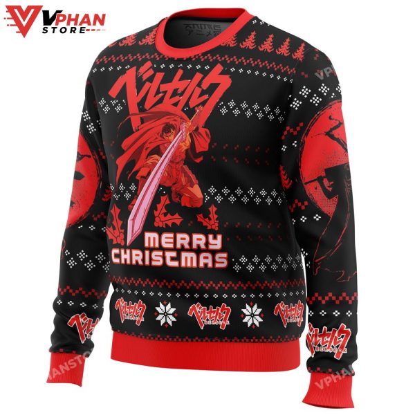 Christmas Red Guts Berzerk Ugly Sweater