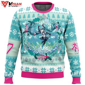 Christmas Symphony Hatsune Miku Ugly Christmas Sweater 1