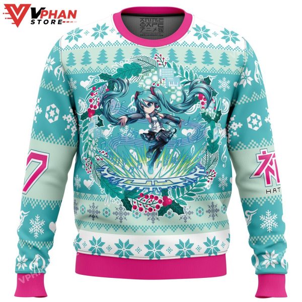 Christmas Symphony Hatsune Miku Ugly Sweater