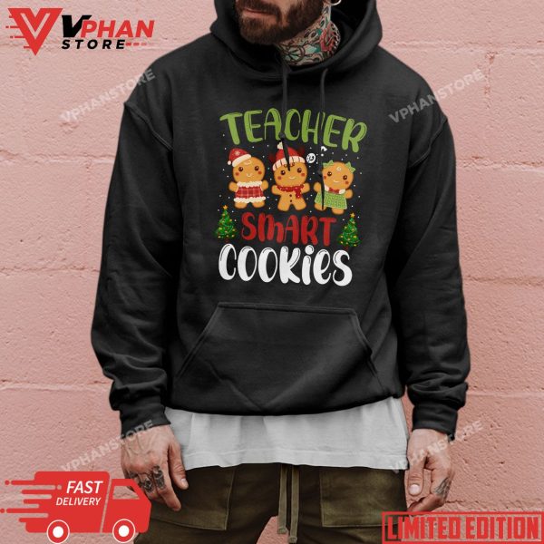 Christmas Teacher Cute Gingerbread Cookies T-Shirt