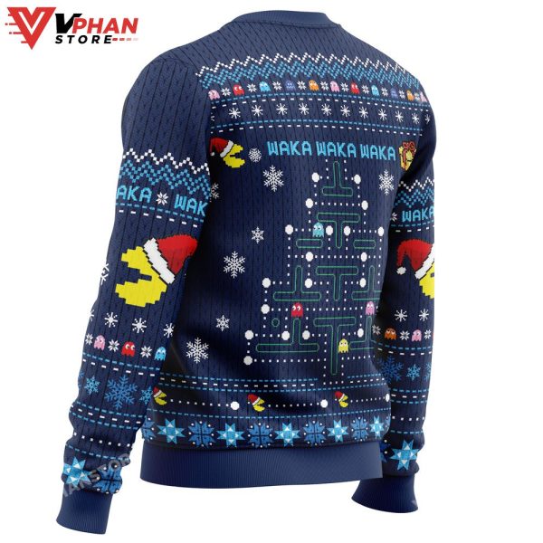 Christmas Tree Pac-Man Ugly Sweater